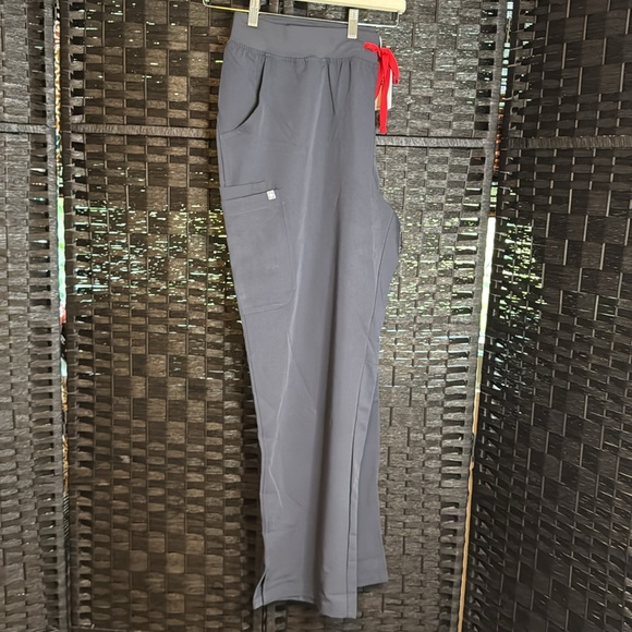 Figs Pants - Figs Kade Cargo Scrub Pant 3XLR Gray
